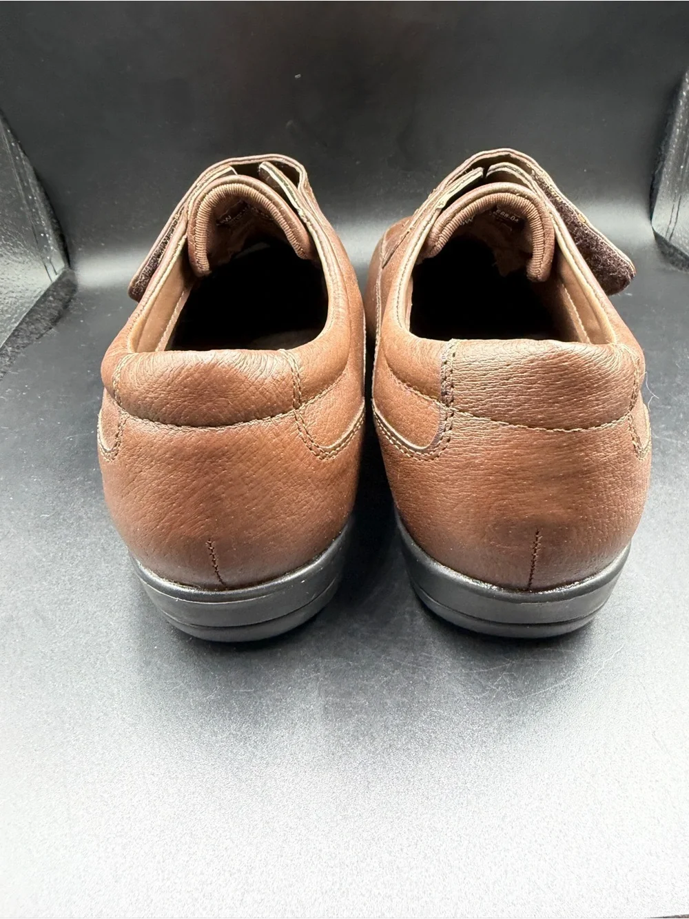 Men's Brown Leather Comfort Slip-On Shoes